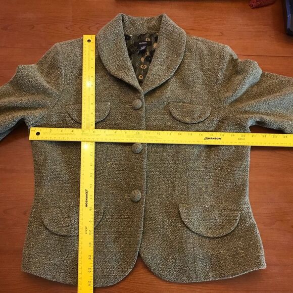Alfani Womens Wool Blend Blazer Jacket Size 16 - Picture 8 of 14